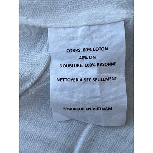 Lush Womens White Blue Striped Strappy Mini Dress Size S Preowned - Picture 8 of 12